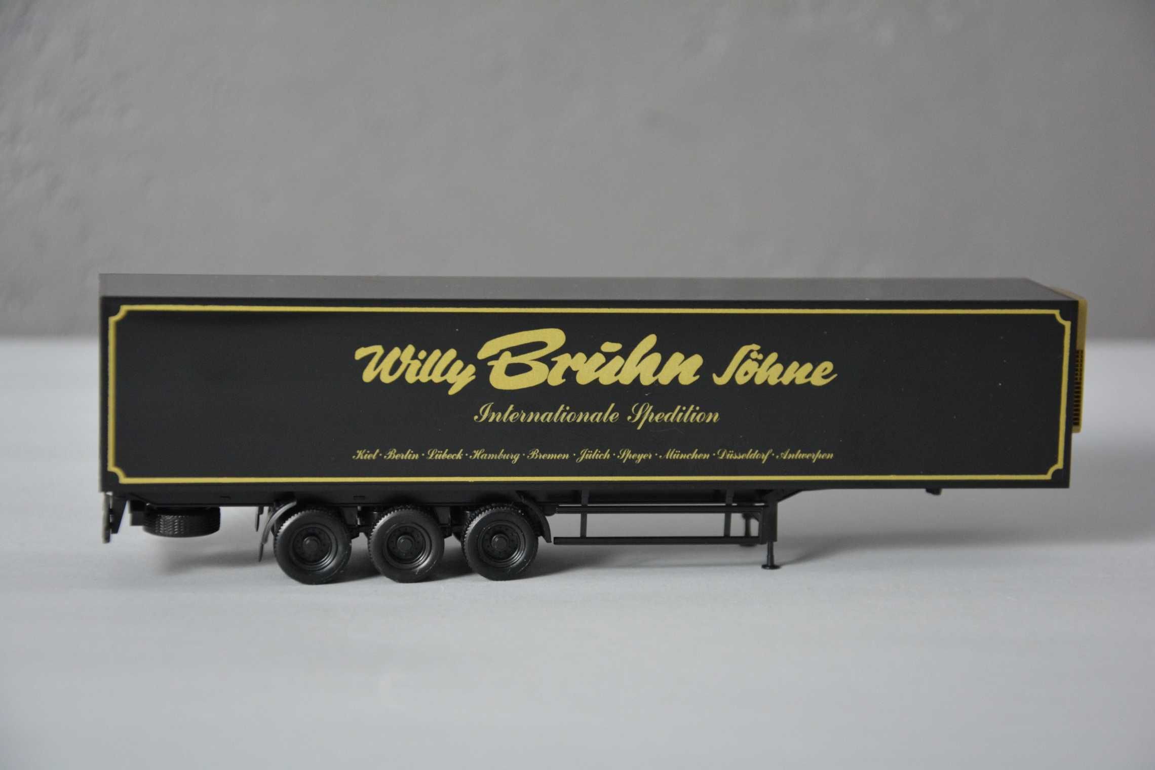 1:87 (H0) Herpa 143417 - Naczepa chłodnia - Willy Bruhn Sohne