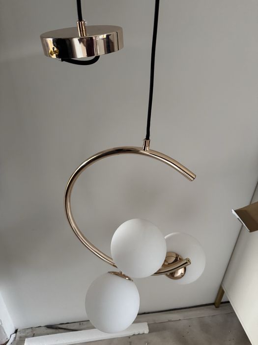 zyrandol  różowe złoto