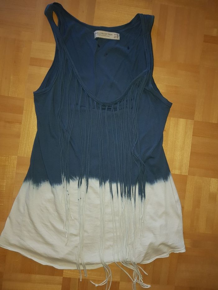 Koszulka bluzka top Zara M 38 z fredzlami