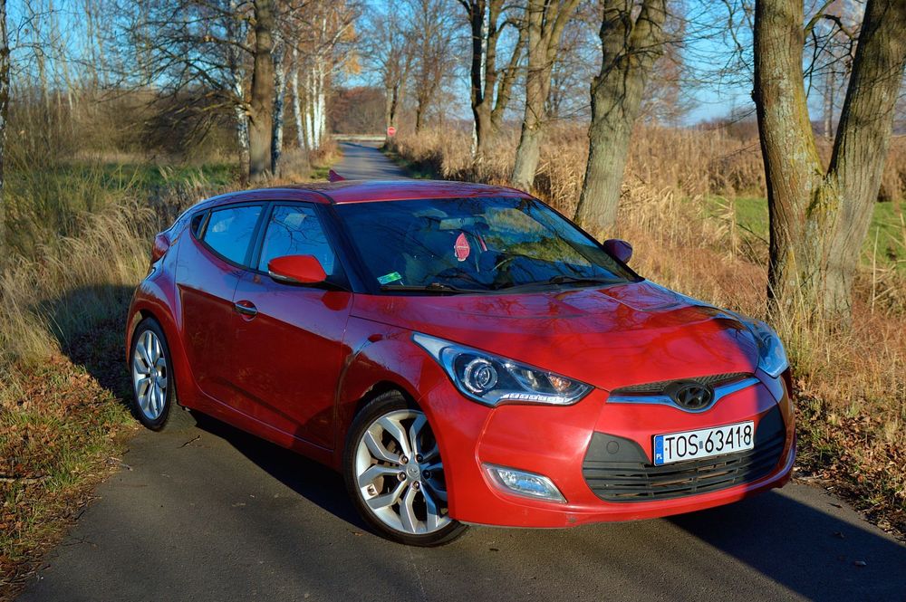 Hyundai Veloster AUTOMAT, bogate wyposażenie, zadbany, FV 23%!