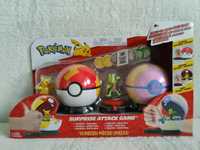 Gra Pokemon Surprise Attack Game Pikachu vs Treecko. Edycja limitowana