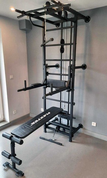 Siłownia domowa Kraft System 3 w 1 + wyciąg górny, dolny