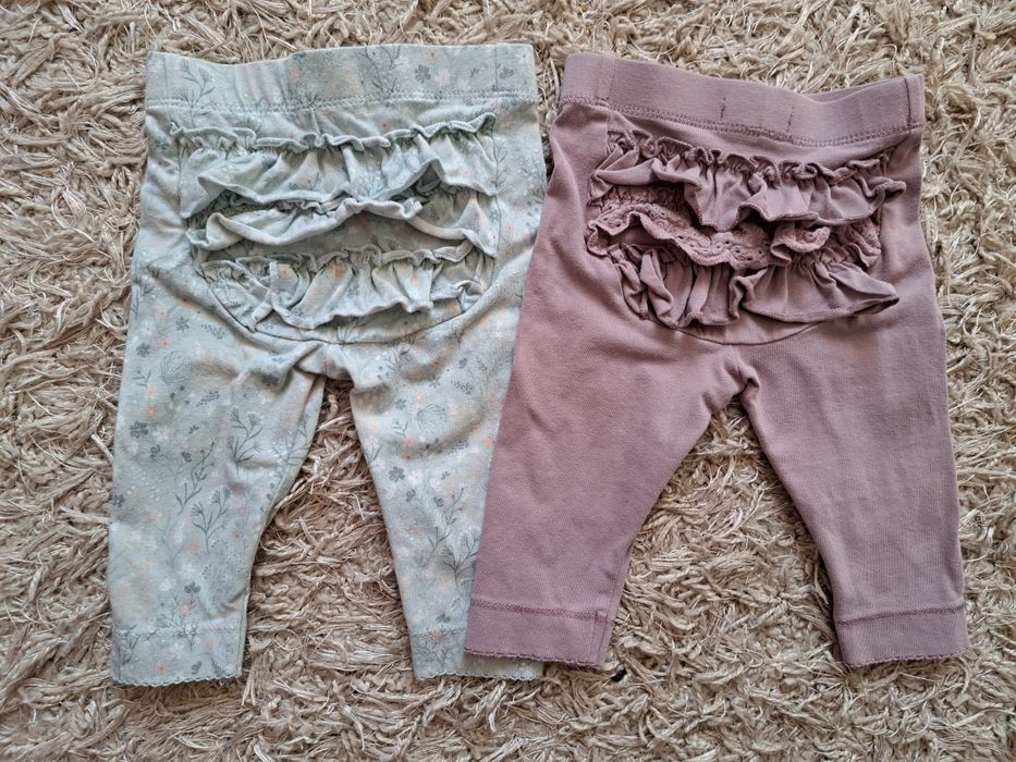 2x leginsy z falbanka newbie 62