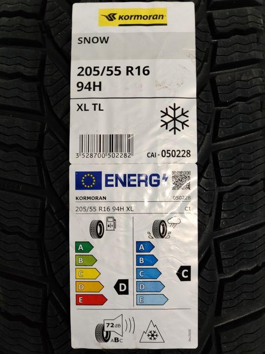 Kormoran Snow 205/55 R16 nowe komplet 2025