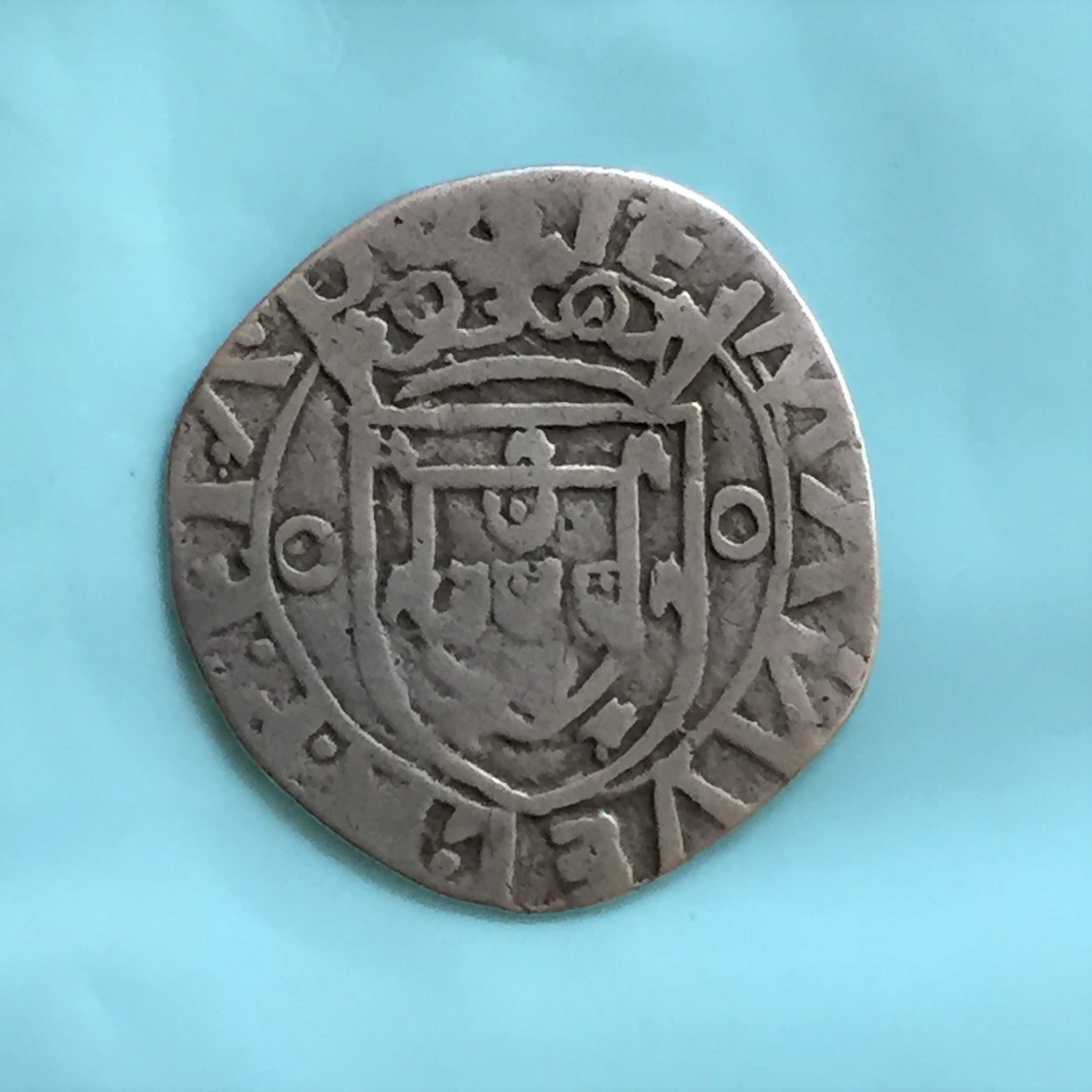 vintém (20 reais) - D. Manuel I - (ND 1495 : 1521) - prata