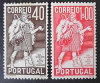 Selos Portugal 1937-Gil Vicente Completo novo c/ charneira ligeira