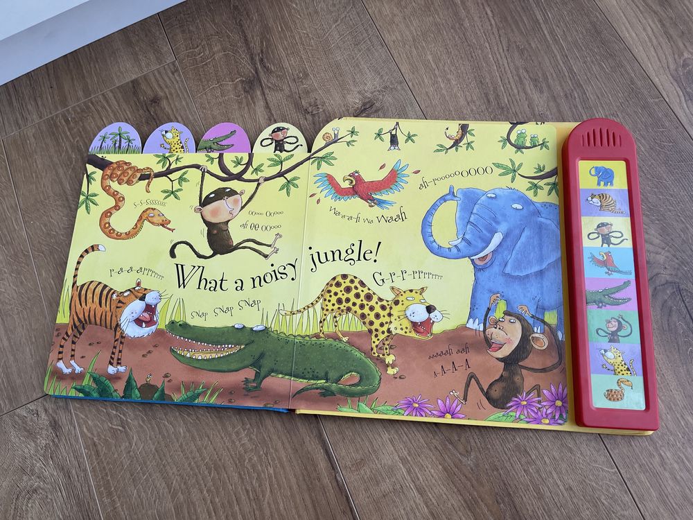 Книга Usborne "Noisy Jungle" Lee Wildish Sam Taplin