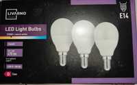 Набір 3 шт LED лампочок Е 14, лампочка 6 Вт, 470 Лм Livarno Home