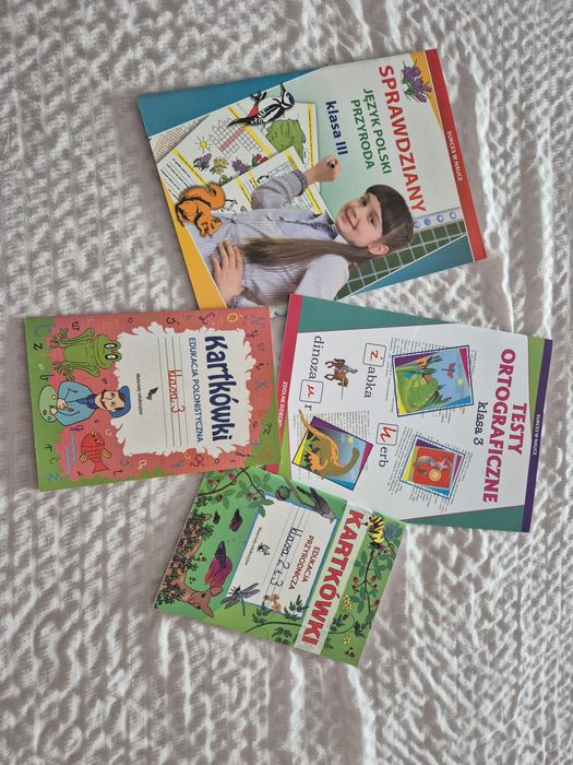 Sprawdziany klasa 3 polski przyroda ortografia 4 egzemplarzeNOWE