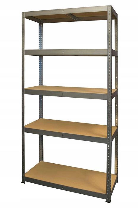 Regał magazynowy metalowy Metalkas 179 x 80 x 40 cm max 200 kg na pó