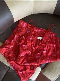 Женский пижамный комплект шорты майка топ