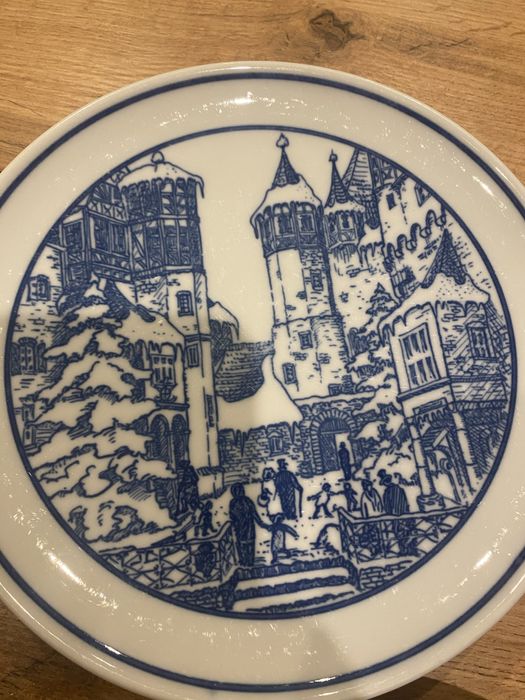 Porcelanowe talerze zimowe Hutschenreuther