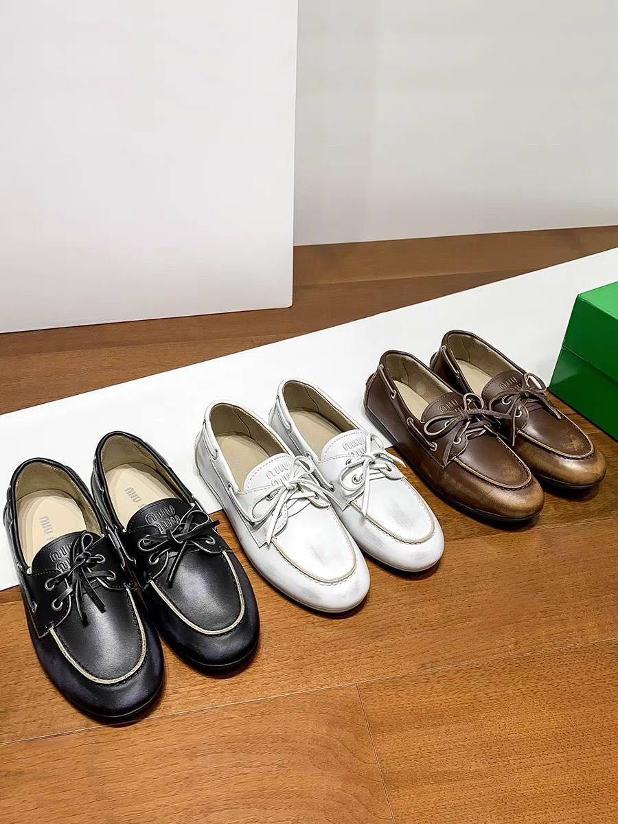 Mokasyny skórzane Miu Miu ! Premium półka,różne kolory 36-41