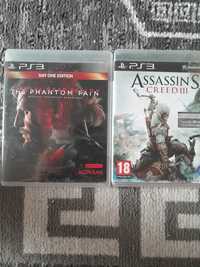 Metal of gear solid the phantom pain+Assassin's creed 3 ps3