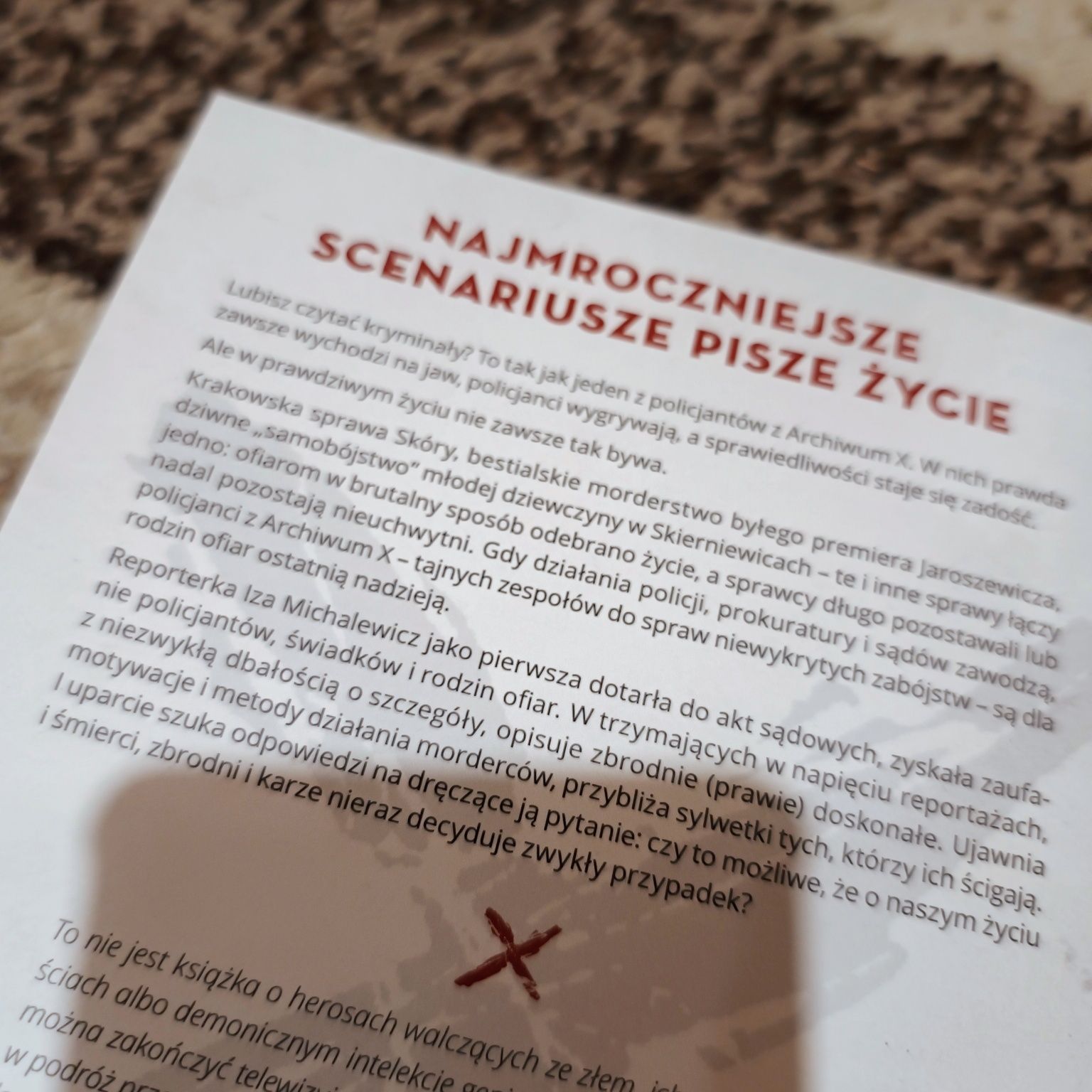 Zbrodnie Prawie Doskonałe Iza Michalewicz książkę Archiwum X Policyjne