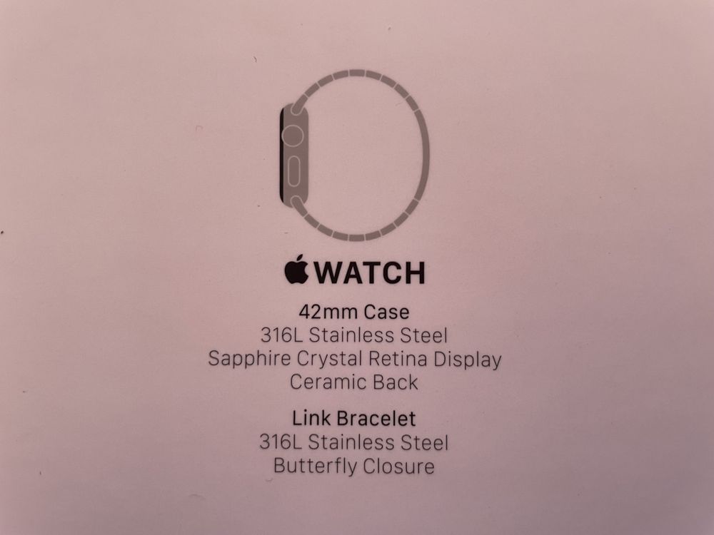 Link Bracelet Titanium - Apple Watch 4/5/6/7/8/Ultra 2 - 42/44/45/49mm