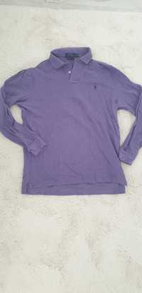 bluzka z długim rękawem Polo Ralph Lauren fioletowa