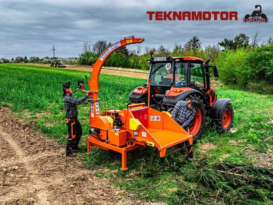Rębak bębnowy Skorpion 280 RBG do ogrodu, sadu - produkt Polski