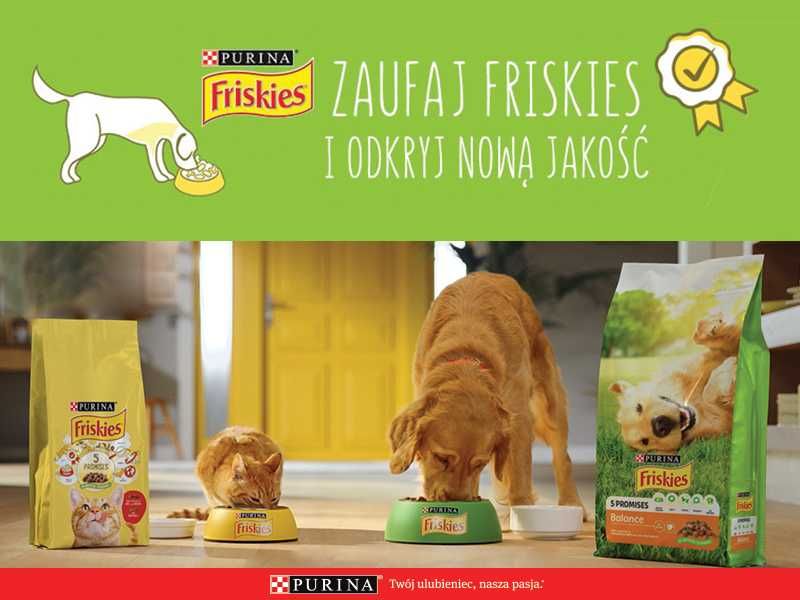 Mokra karma dla kota Friskies Wołowina Łosoś Kurczak 1.27kg