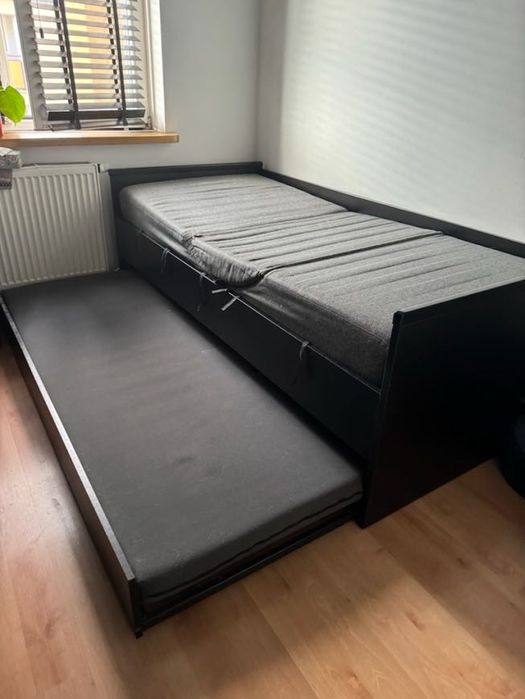 VOX podwójne łóżko/tapczan młodzieżowe z drewnianym stelażem