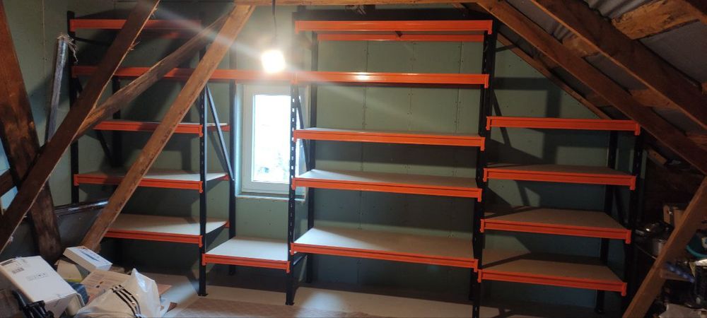 Стеллаж складской металлический