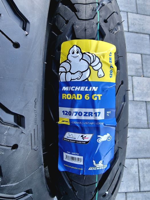 NOWE opony motocyklowe MICHELIN PILOT ROAD 6 VI 120/70/17 180/55/17