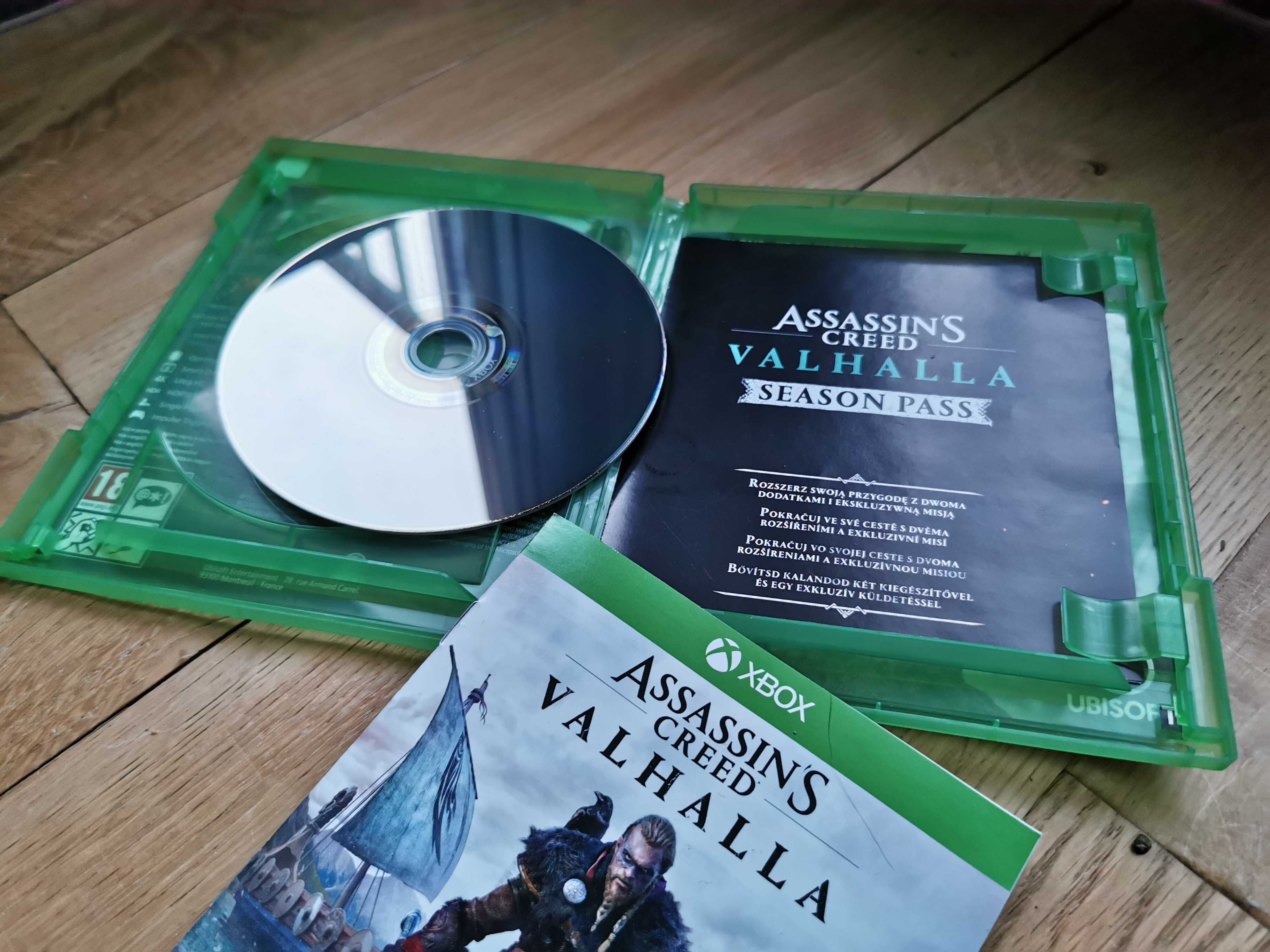 Assasin’s Creed Valhalla PL gra na Xbox One - Ładny stan, cały zestaw