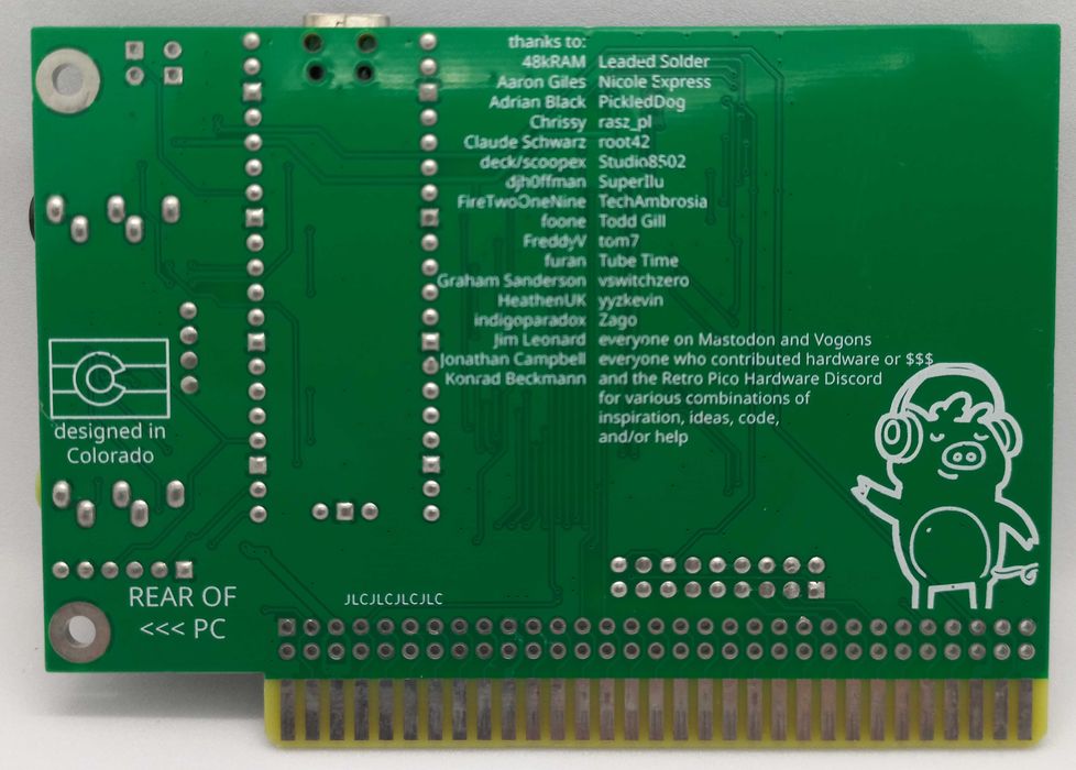 PicoGUS V1.2.Звуковая карта для ретро PC.(функционал GravisUltraSound)