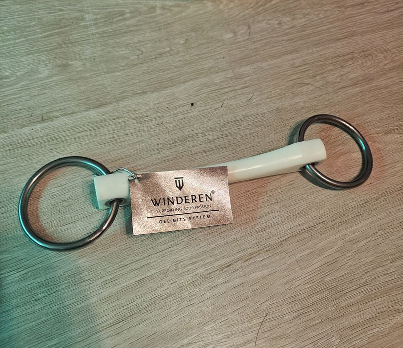 Wędzidło Winderen flexi białe 13,5 cm