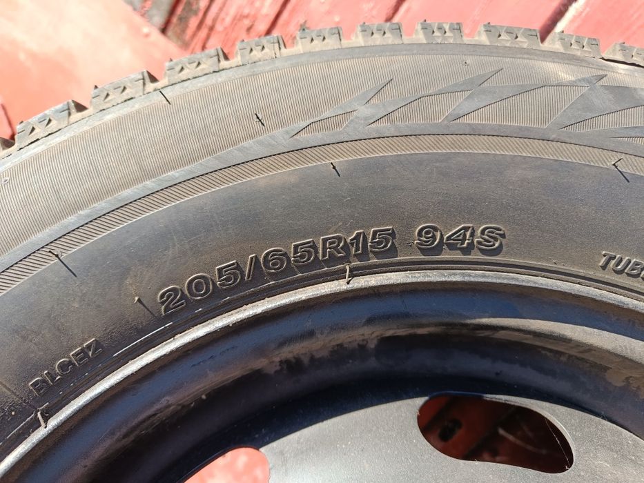 Koła stalowe z oponami zimowymi 205/65/15, 4x108 Citroen, Peugeot