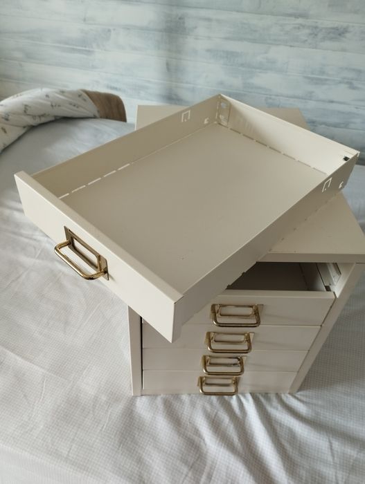 Arquivo 5 gavetas branco/creme