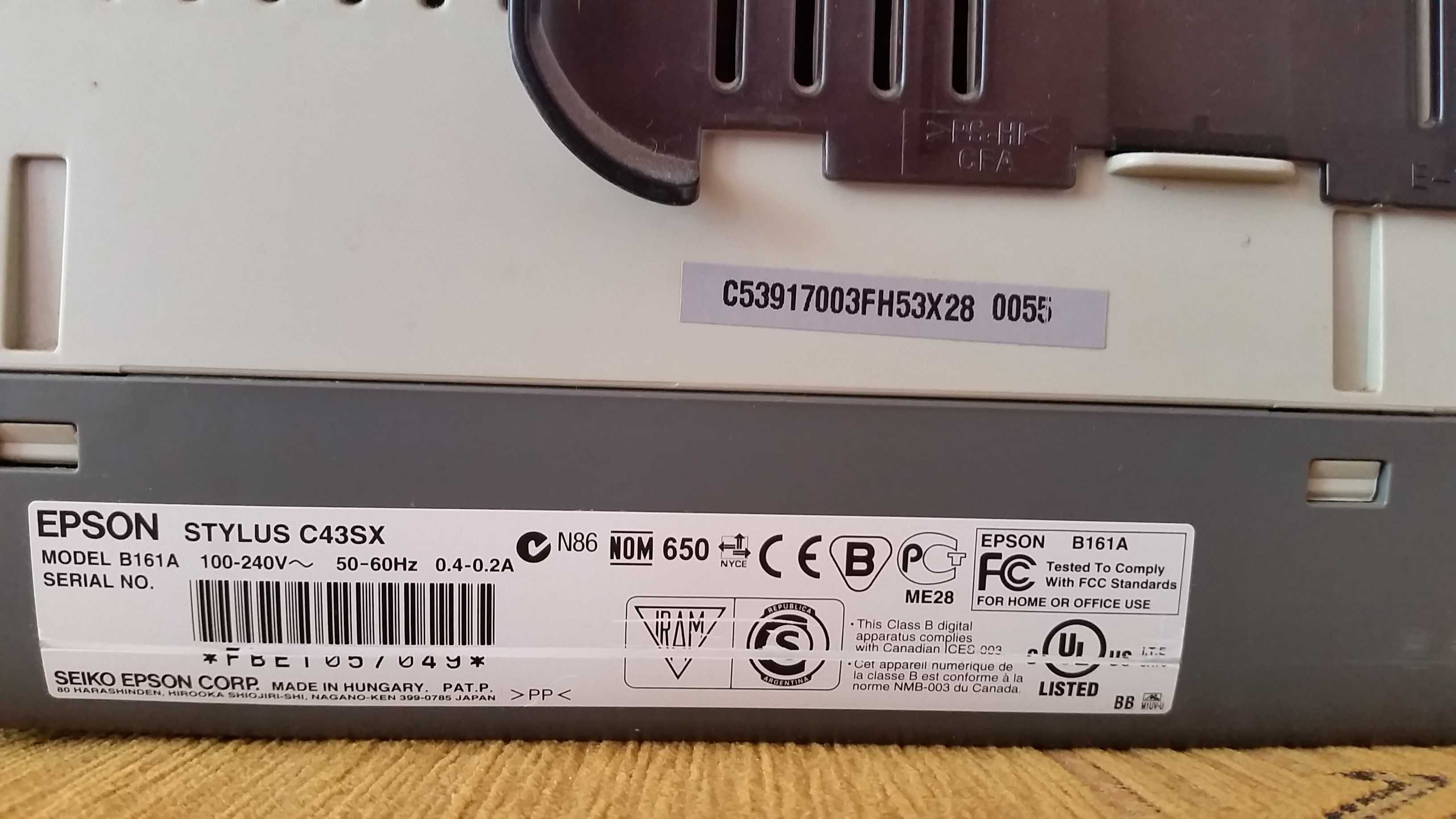 Drukarka Epson Stylus C43SX