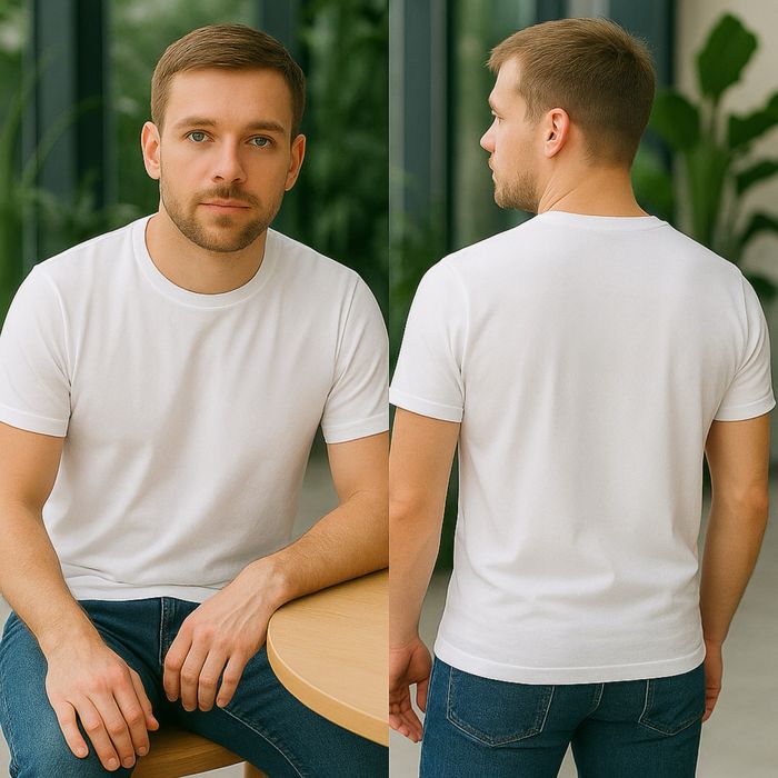 Koszulka T-Shirt męska 100% bawełna zestaw 10szt. różne kolory