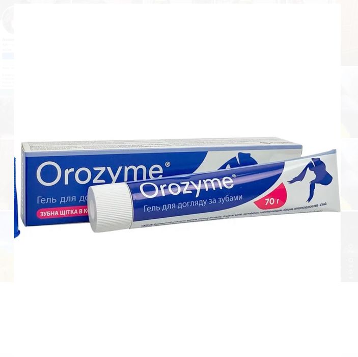 Orozyme гель для догляду за зубами собак котів та ін тваринок
