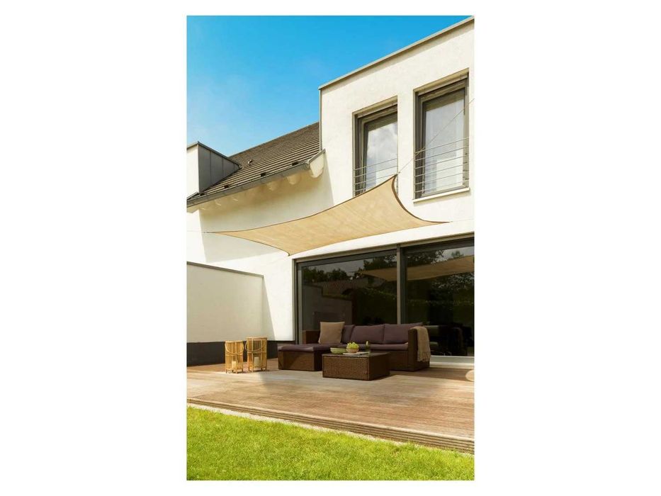 Żagiel przeciwsłoneczny prostokątny UV LIVARNO 300 x 200 cm. beżowy