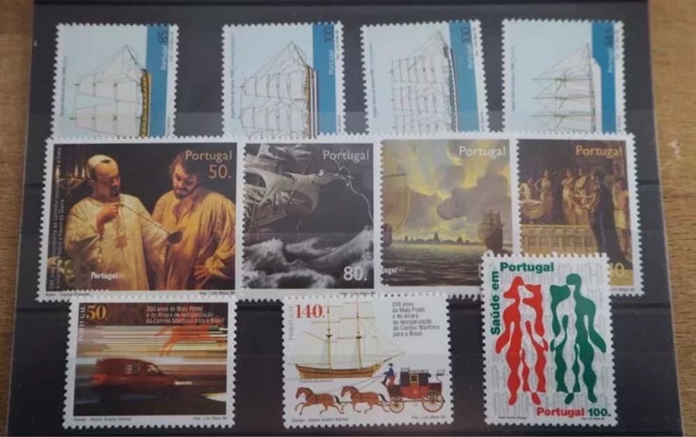 Selos Anos Completos Portugal MNH