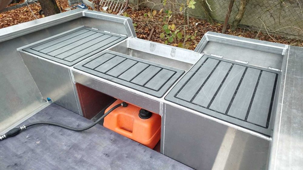 Łódź aluminiowa wędkarska G&F 370 T - 3,7m / 10% rabatu do końca roku