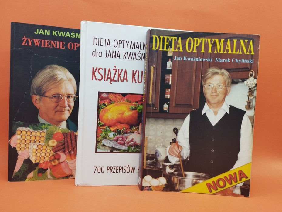Jan Kwaśniewski - dieta optymalna - zestaw 3 książek