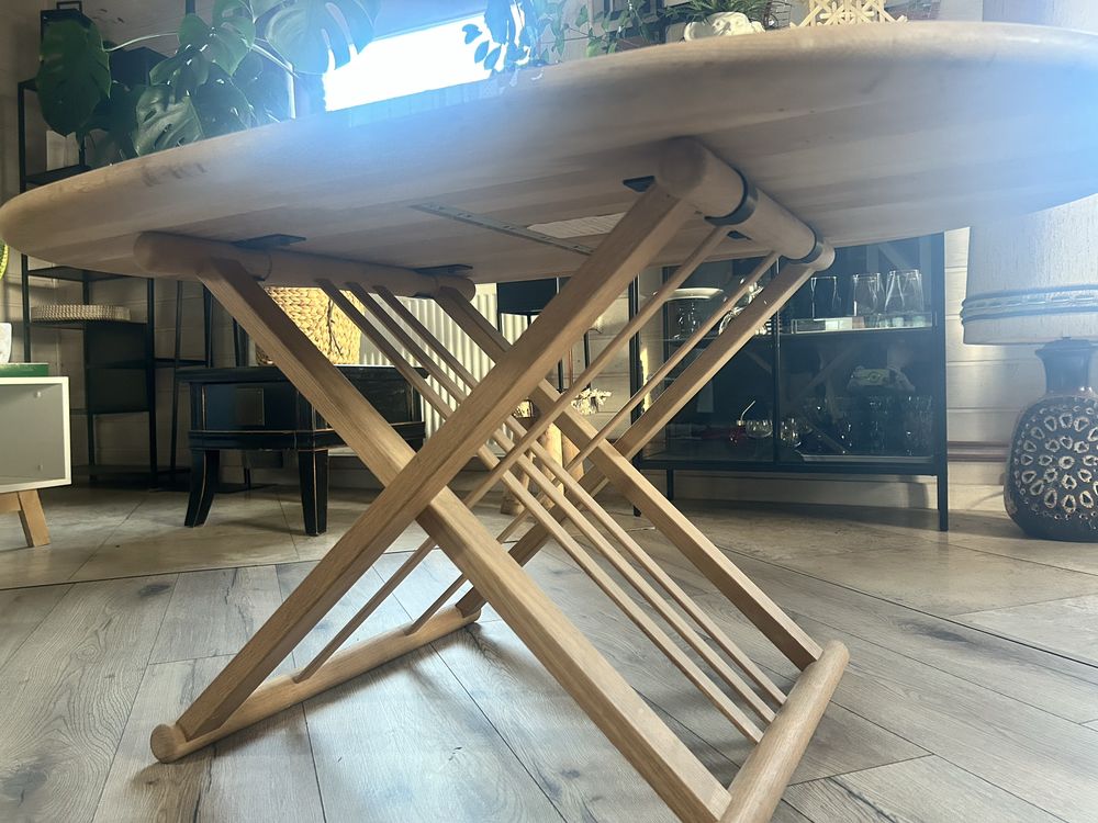 Stolik stol kawowy duński debowy safari haslev byflou design