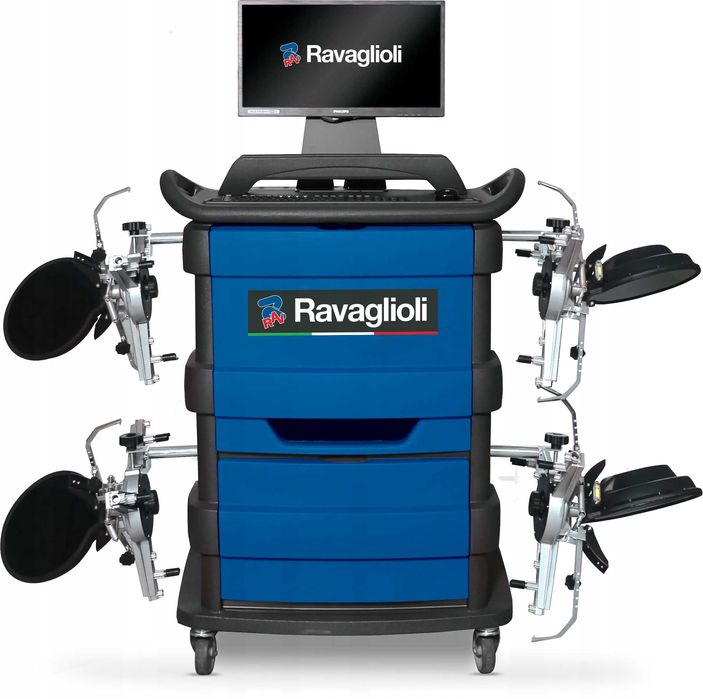 Nowe urządzenie geometria kół zbieżność Ravaglioli 3D TD3200SP3 szafka