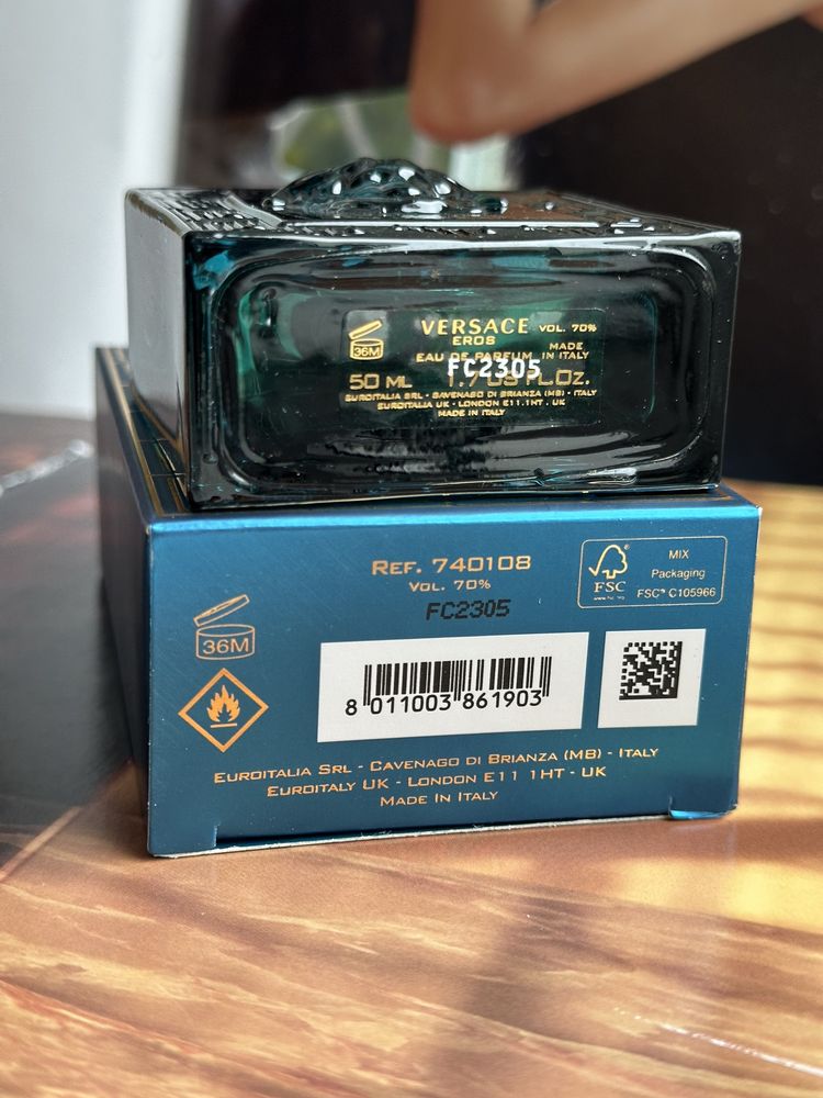 Versace Eros Eau De Parfum 50мл версаче ерос