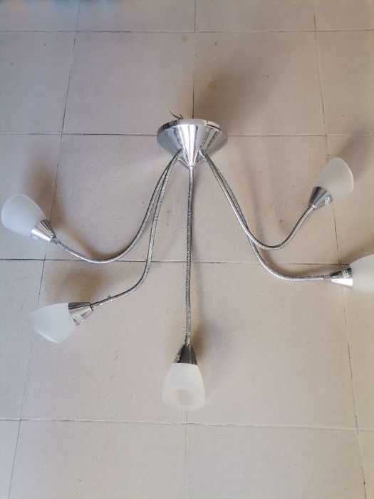 Candeeiro de 5 braços