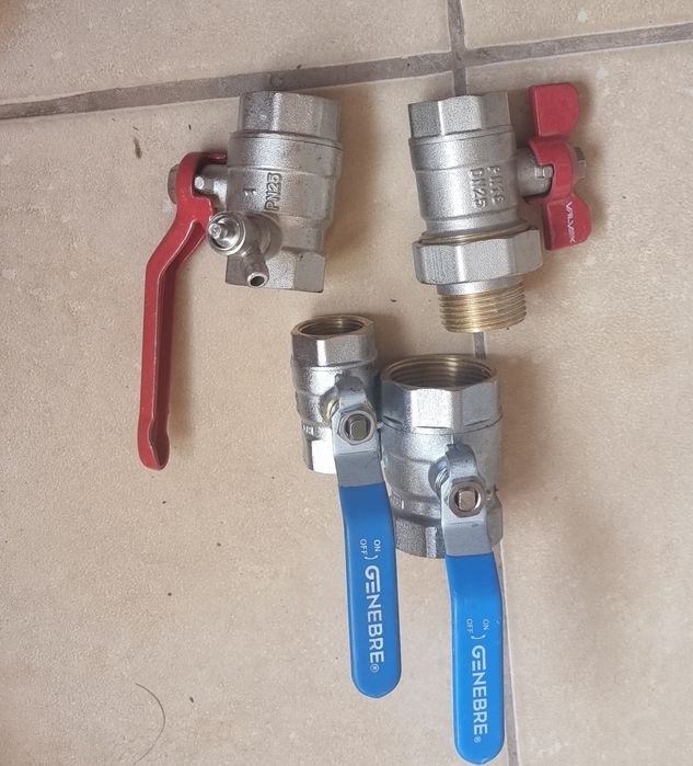 Zawory kulowe odcinające Genebre