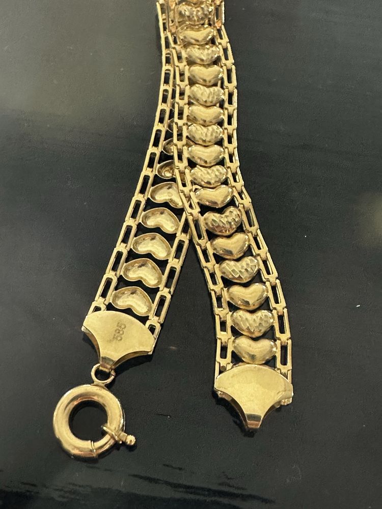 Złota bransoletka 14k