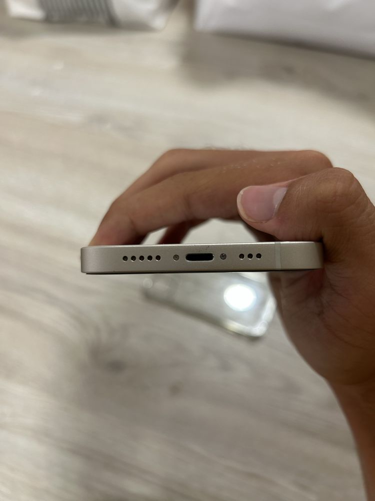 Apple iPhone 13 128GB 95% branco+ capa silicone