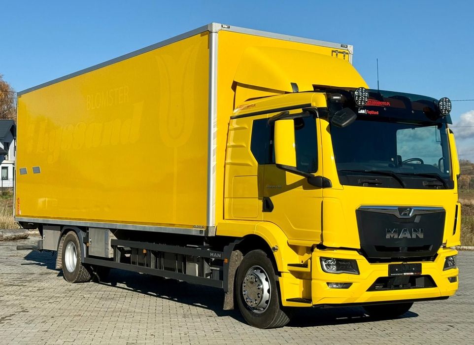 MAN TGM 18.320 / IZOTERMA / GRZANA /  WINDA / 20 EUROPALET / AUTOMAT / 170 TYŚ KM / 2021 R / SYPIALKA / CAŁY NA PODUSZKACH / SPROWADZONY / JAK NOWY  18.290