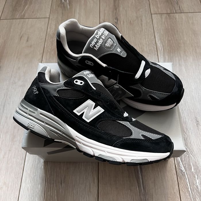 Оригинал New Balance 993 Made In USA ‘Black White’ новые MR993BK