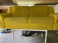Stylowa żółta sofa (Kanapa)