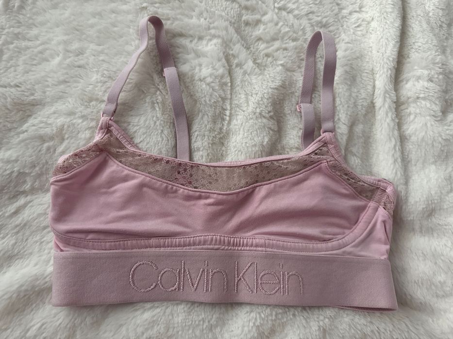 Stanik Calvin Klein XS pudrowy róż