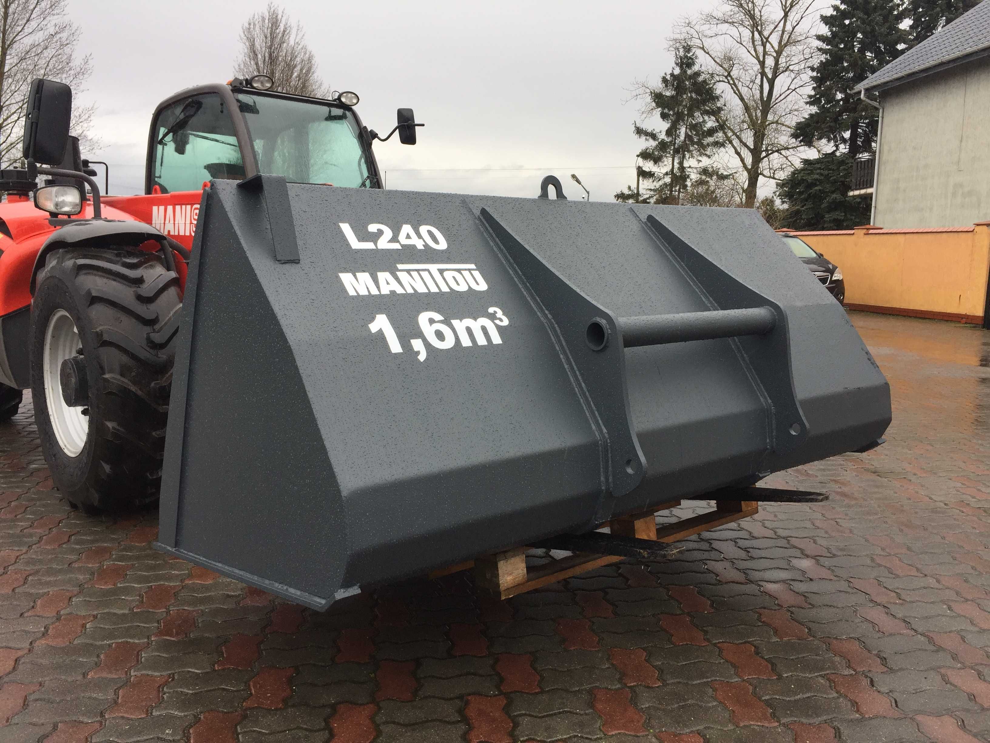 Łyżka objętościowa 1.6 m3 Jcb Manitou Merlo*Nowa*Dostawa cały kraj!